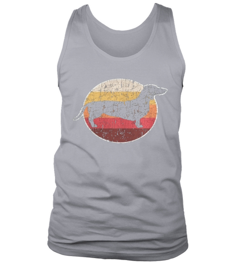 Vintage Retro Dachshund Weiner Dog Tank Top Unisex