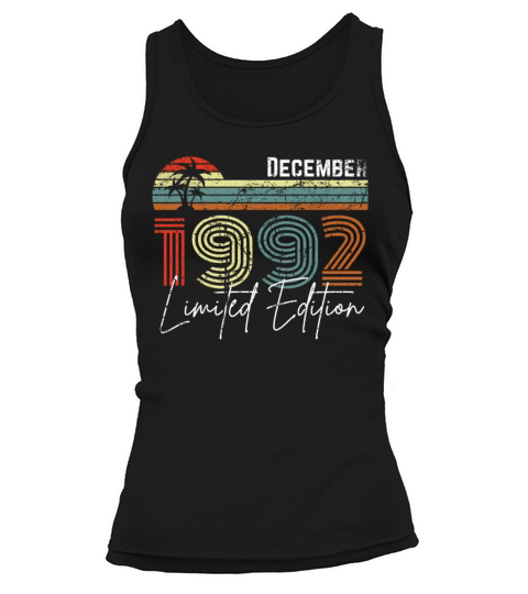 30 Years December 1992 Vintage Limited Edition Tank top Woman