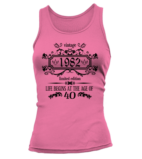 40th Birthday Gifts for Women Ladies Royal Vintage Tank top Woman