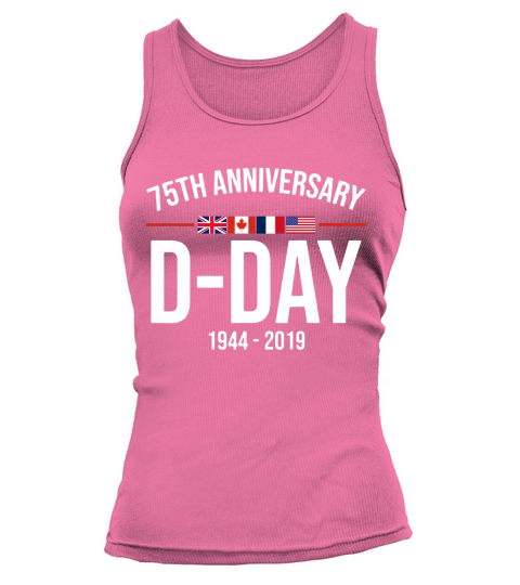 75Th Anniversary D-Day 1944-2019 Normandy Tank top Woman