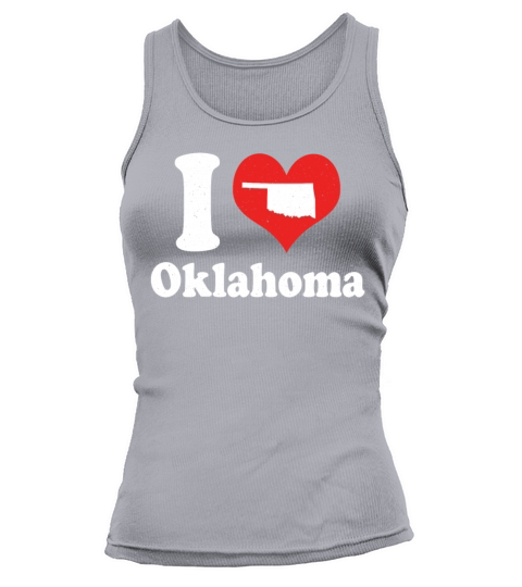 America Citizen US State Love I Heart Oklahoma Tank top Woman