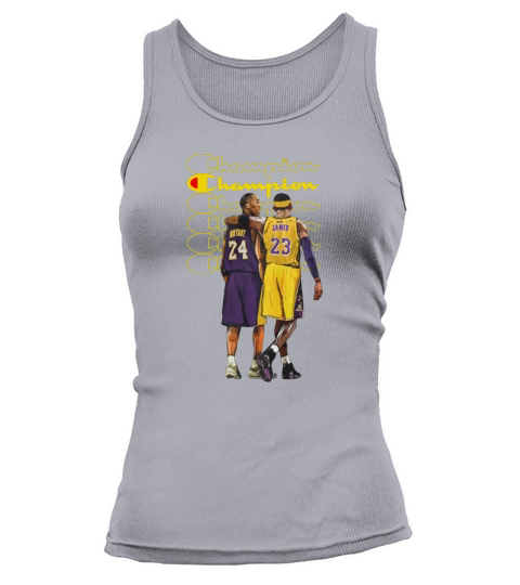 Champion Kobe Bryant and Lebron James Tank top Woman