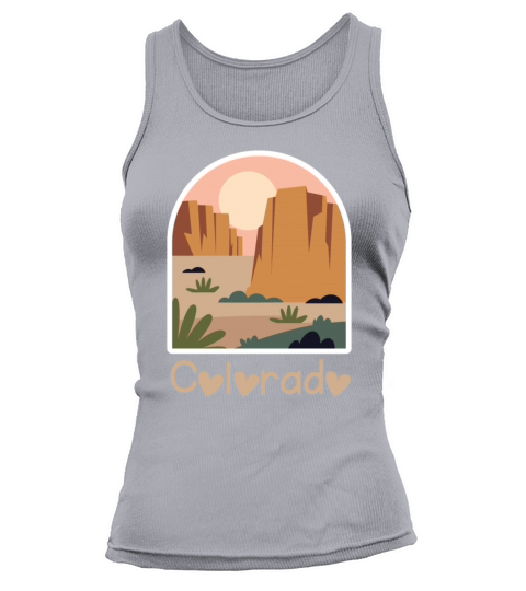 Colorado Vintage Retro 4th Of July Mountains Mount Tank top Woman