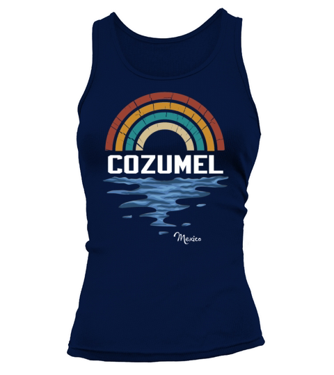 Cozumel Mexico Vintage Sunset Tank top Woman