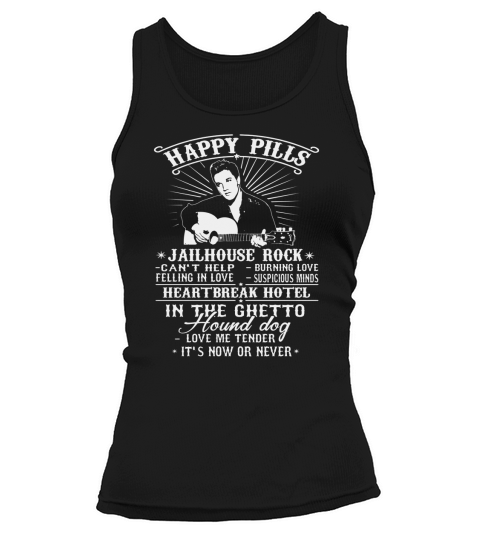 Elvis Presley-Happy Pills Tank top Woman