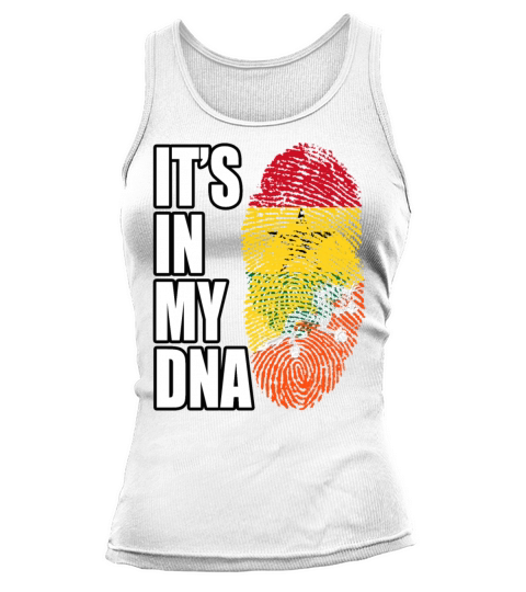 Ghanaian And Bhutanese Mix Heritage DNA Flag Tank top Woman