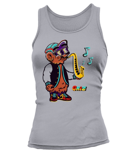 GRIZ-Sax Bear shirt Tank top Woman