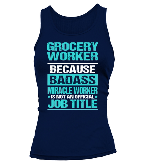 GROCERY WORKER Tank top Woman