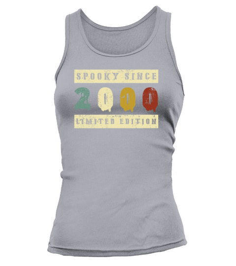 Halloween Spooky Since 2000 Retro Birth Year Tank top Woman
