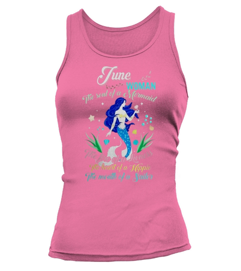 June Woman The Soul Of A Mermaid Glitter T-shirt Tank top Woman