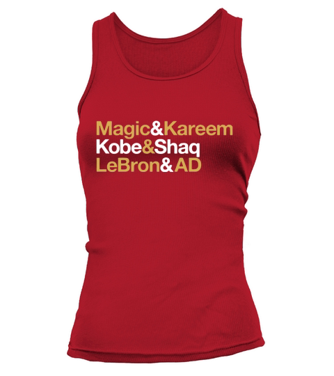 magic & kareem kobe & shaq lebron & ad Tank top Woman