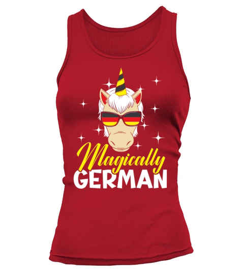 Magically German Unicorn Deutschland Germany Flag Tank top Woman
