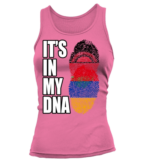 Malawian And Armenian Mix Heritage DNA Flag Tank top Woman