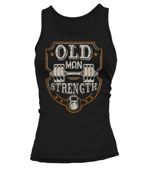 Mens Old Man Strength Gym Tank top Woman