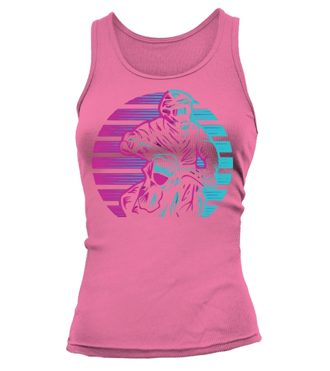 Motocross in Sunset Retro Vintage Funny Racer Tank top Woman