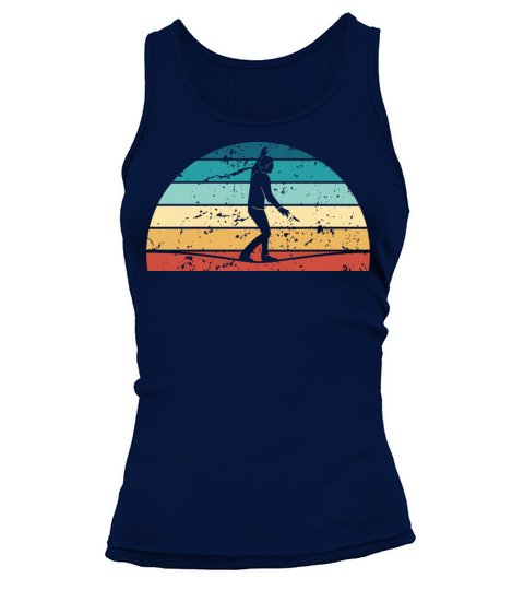 Retro Slacklining Sunset Vintage slackline Sunrise Tank top Woman