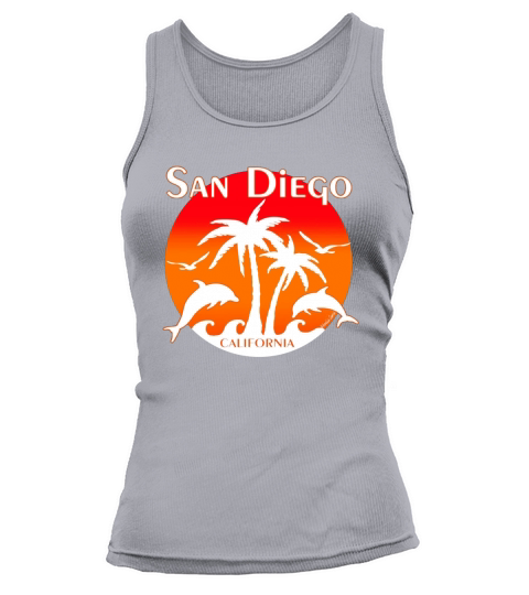 San Diego, California Tourist Souvenir T Shirt Tank top Woman
