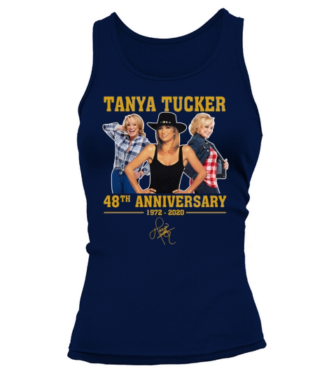 Tanya Tucker 48th Anniversary 1972-2020 signature shirt Tank top Woman