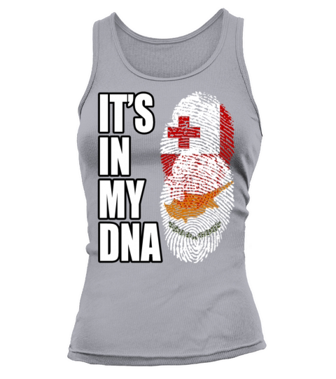 Tongan And Cypriot Mix Heritage DNA Flag Tank top Woman