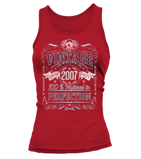 Vinage 2007 birthday year of birth 2007 gift Tank top Woman