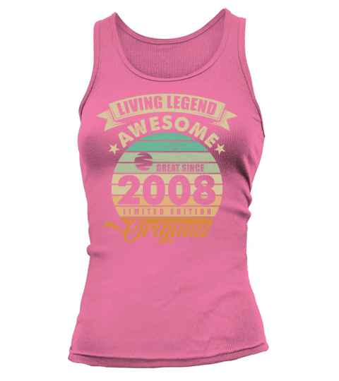 Vintaga 2008 Birthday Tank top Woman