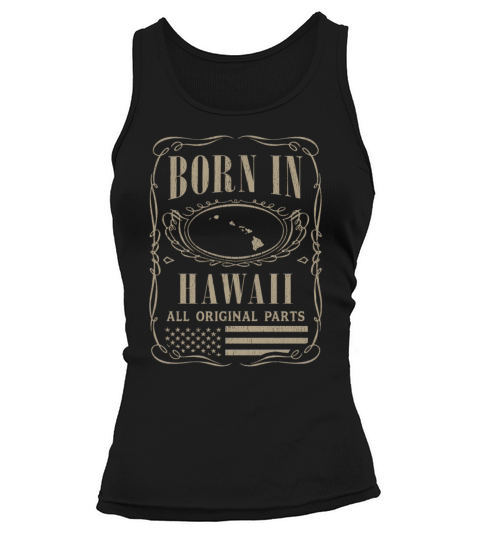 Vintage America US States Born Hawaii Tank top Woman