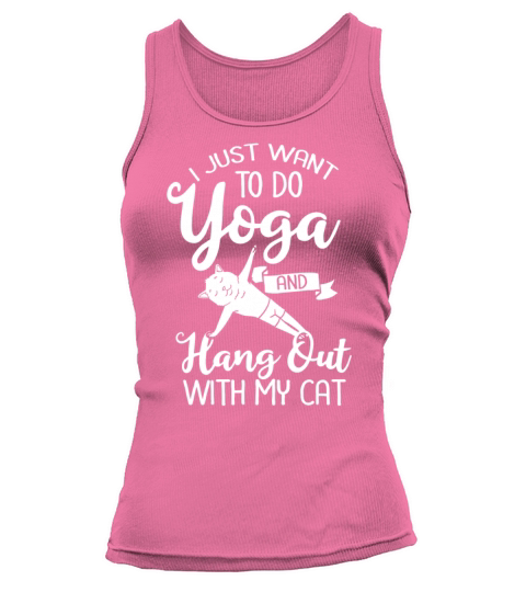 Yoga Cat Beginner Workout Poses Quotes Meditation Tank top Woman