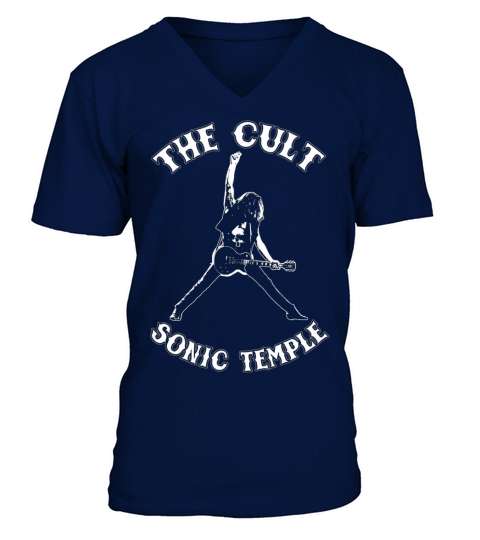 1989 The Cult Sonic Temple Tour Band Rock 80 V-Neck T-shirt
