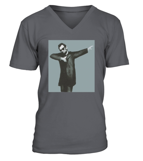 Abe Lincoln Dabbing Cool Dab Lincolns Birthday V-Neck T-shirt