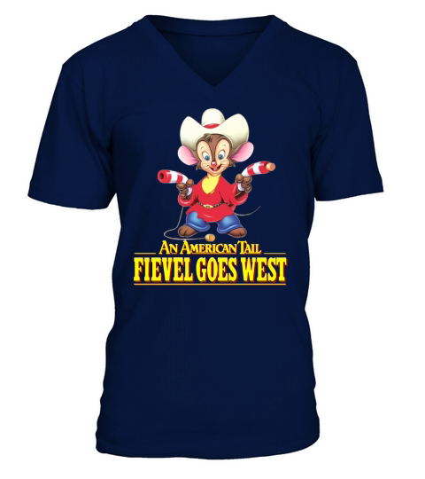 An American Tail: Fievel goes west V-Neck T-shirt