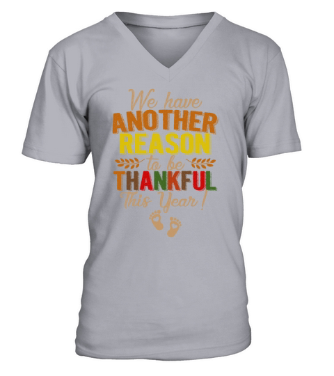 Another Reason To Be Thankful This Year Pregnancy V-Neck T-shirt