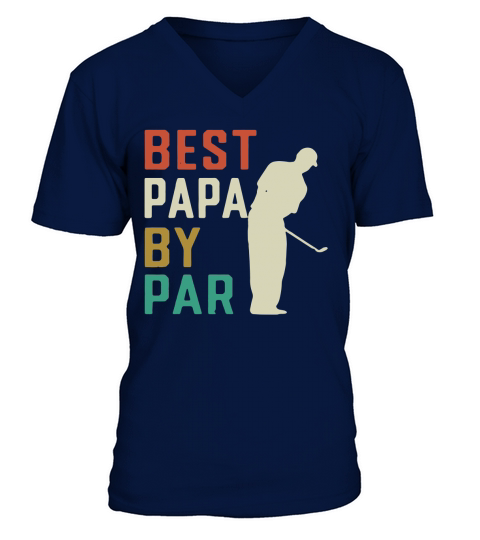 Best papa by par - Baby Onesie V-Neck T-shirt