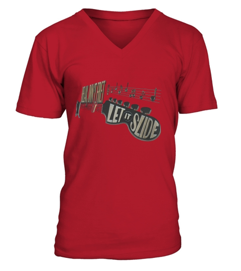 Do Not Fret Let It Slide Guitar Shirt V-Neck T-shirt