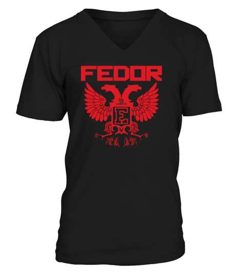 Fedor Emelianenko Last Emperor Mma V-Neck T-shirt
