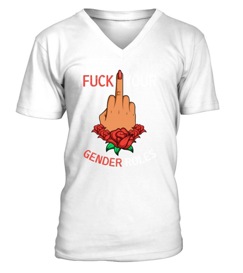 Gender Rules Antiracism Gift V-Neck T-shirt