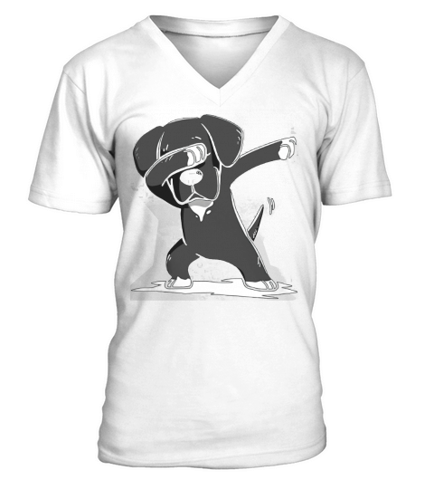 Great Dane Cute Dabbing T-Shirt Funny Dab Dance Gift Shirt V-Neck T-shirt
