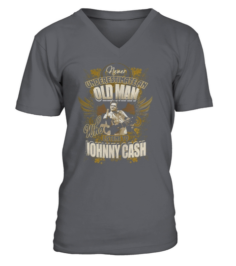 JONNY CASH SHIRT FOR BIG FANS V-Neck T-shirt