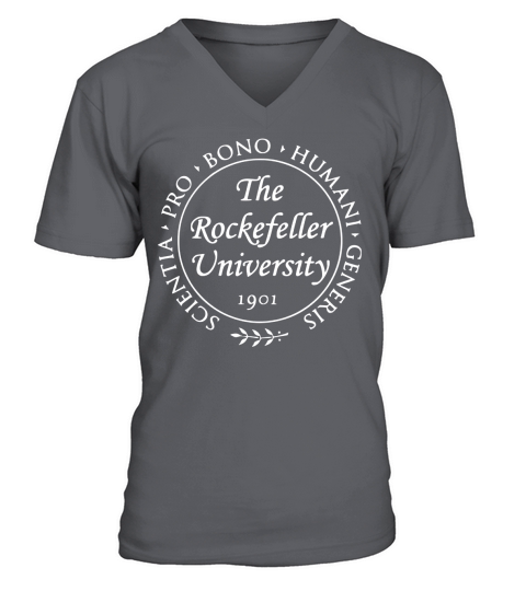 The Rockefeller University. V-Neck T-shirt
