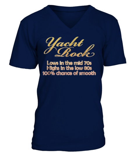 Yacht Rock Music Lover Mid 70s Low 80s shirt V-Neck T-shirt