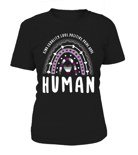 Asexual Quote Human Ace Rainbow Women's T-Shirt