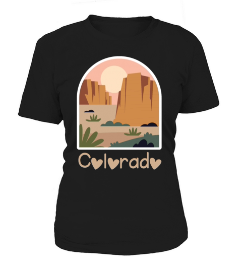Colorado Vintage Retro 4th Of July Mountains Mount Women's T-Shirt