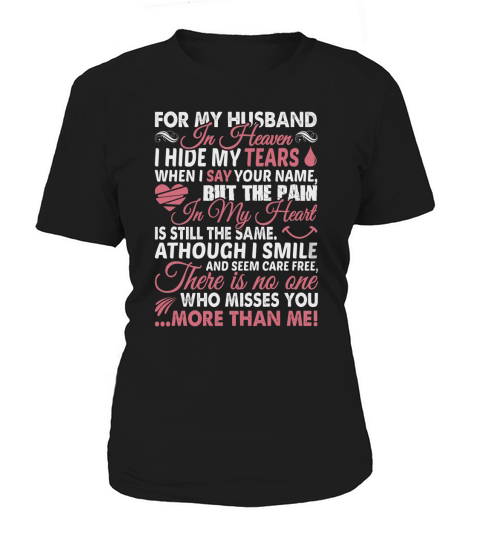 For My Husband In Heaven Women's T-Shirt