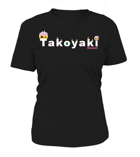 Kawaii Takoyaki Cute Japanese Food Vintage Design Women's T-Shirt