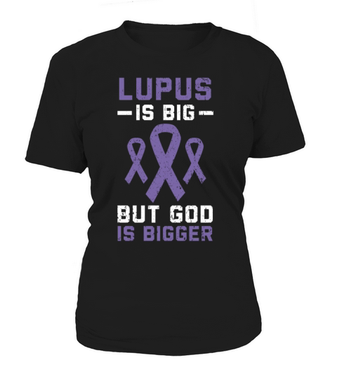 Lupus Awareness Purple Ribbon Autoimmune Disease Women's T-Shirt