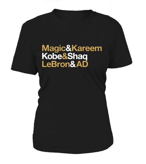 magic & kareem kobe & shaq lebron & ad Women's T-Shirt