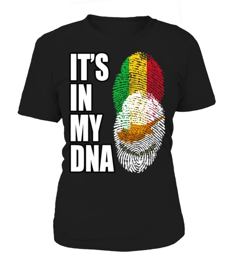 Malian And Cypriot Mix Heritage DNA Flag Women's T-Shirt