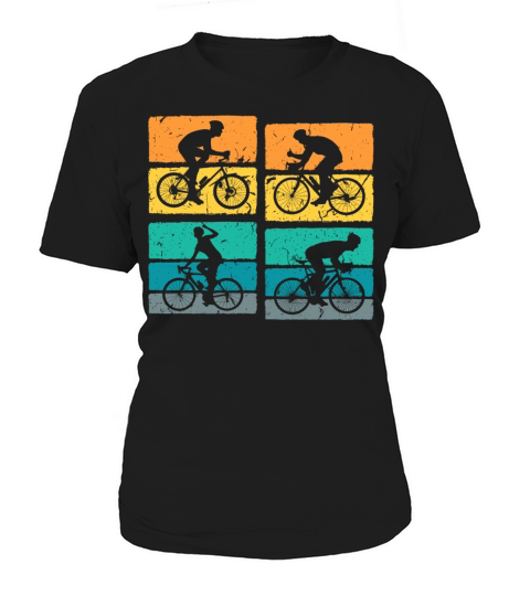 Road Bicyclist Retro Vintage Cycling Women's T-Shirt