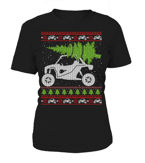RZR Christmas Tree Funny Ugly Xmas Sweater Style Women's T-Shirt