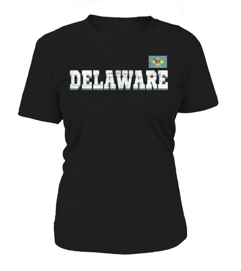 State Name America State Flag Delaware Women's T-Shirt