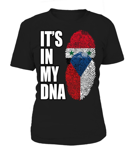Syrian And Czech Vintage Heritage DNA Flag Women's T-Shirt
